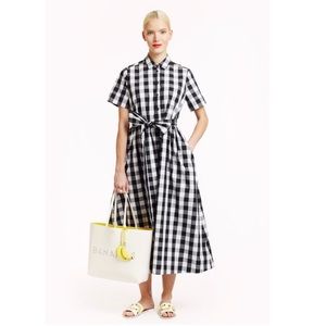 Kate Spade Gingham Shirt Dress